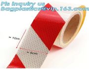 3M Red&amp;White Reflective tapes/sheeting/marks for vehicle,Aluminized avery CE mark conspicuity metalized reflective tape