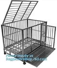 Pet Cages, Carriers &amp; Houses foldable double door large dog kennel house, portable strong dog cage fold able stainless s