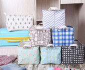 Custom Mini Folding Collapsible Storage Canvas Laundry Basket,Baby toy storage canvas folding storage basket, bagease