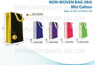 NON WOVEN SHOP BAG, Eco reusable colorful foldable non woven bag,non woven shopping bag