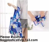 Promotional Reusable Custom Design Colorful Polyester Folding Tote Shopping Bag,Portable Recycled Polyester Nylon Reusab