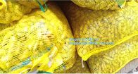 new products packaging lemon raschel mesh bags for sale,HDPE raschel mesh bag with drawstring and handle,bagplastics,pac