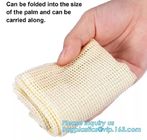 Recyclable Laundry Wholesale Cotton Mesh Bag,Reusable Solid Shopping Bag String Grocery Bag Shopper Cotton Tote Mesh Net