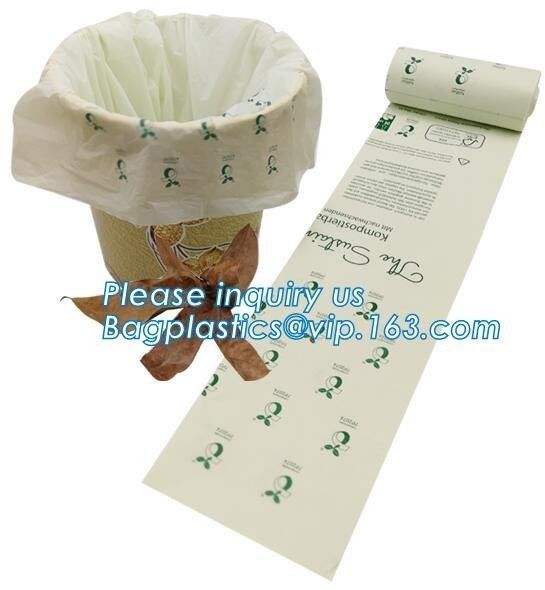Cornstarch Compostable Shopping Plastic Food Handle t-shirt Bag, Customized degradable and compostable plastic food pack