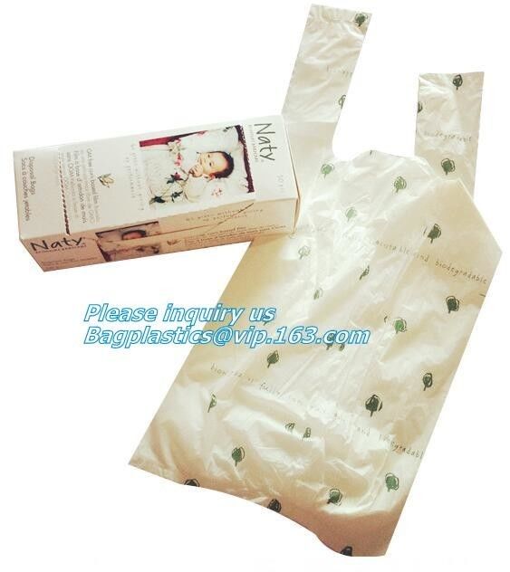 Eco friendly packing bag/Biodegradable Disposal Bags for Diapers, Diaper Sack Refill/Biodegradable Disposal Bags for Dia