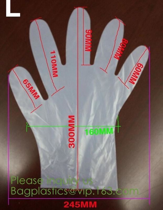 OEM cheap biodegradable kitchen disposable gloves with EN13432 BPI OK compost home ASTM D6400,eco friendly products