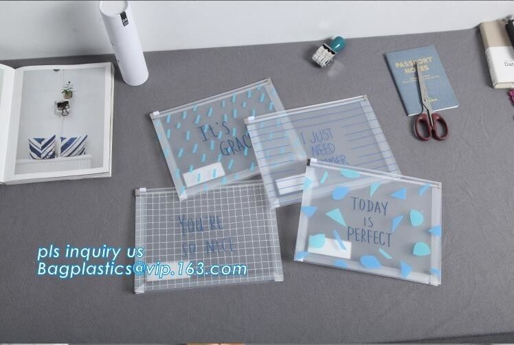 Made In China Colorful slider zipper bag, slider zipper bag for clothes packaging, transparent plastic slider zipper bag