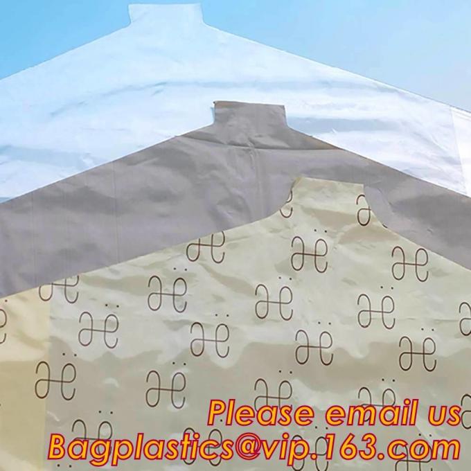 BIODEGRADABLE COMPOSTABLE CORN STARCH Poly dry cleaning garment bags on