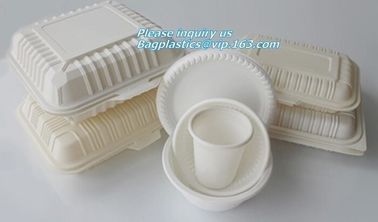 Plastic corn starch biodegradable meat tray, Cornstarch disposable biodegradable plate