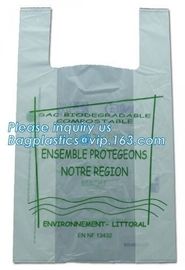 compostable cornstarch to protect the environment flat bags on roll for food package accept custom design printing