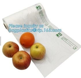 Factory supply 100% biodegradable t-shirt garbage bag,corn starch plastic compostable trash bag