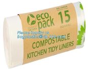 Biodegradable HDPE Food Grade Plastic Packing Freezer Food Fruit Shopping Bag, home compostable garbage bag