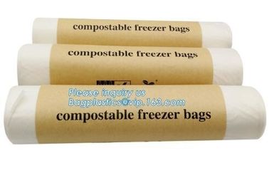 100% Biodegradable Pla Bin Bag/compostable Garbage Bag Rolls/cornstarched Bag, compostable and boidegradable Zip lockk pla