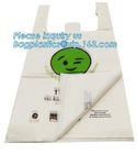 best sellers high quality biodegradable compostable Vest shopping bags for vegetables and fruits