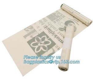 Compostable Disposable Biodegradable Plastic Custom Printed Flat Garbage Bag, compostable bags heavy duty 25KG