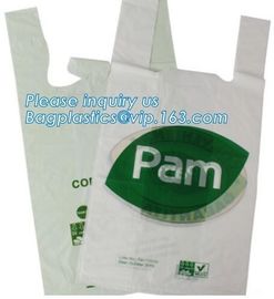 biodegradable die cut handle food packaging compostable plastic bag, Compostable Food Storage Sandwich Bag