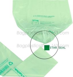 biodegradable and compostable shopping checkout bag, recycled plastic shopping garbage bag on roll, biodegradable food