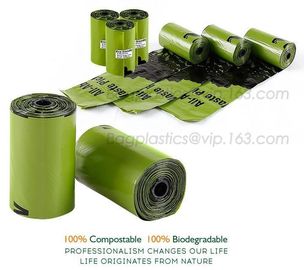 Customized Packaging HDPE+D2W Biodegradable Dog Poop Bags, unscented custom dog poop bag with private label