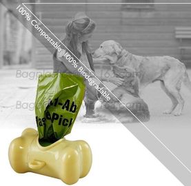 Pet Dog Tail Holder Poo Pack Clip Waste Picker S L With 20pcs Dog Poop Bag, Custom Printed Paper Dog Poop Bags