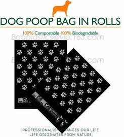 biodegradable Pet Waste Bags Dog Poop Bag, Factory direct high quality biodegradable plastic dog poop pet waste bag