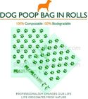 Wholesale pet dog poop bags custom printed poop bags dog waste bags, Portable Bone-shaped Dog Pet Poop Waste Bags with D