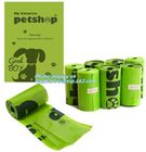 Earth Friendly 4Rolls Refills Compostable Doggie Bag for Poop,Super Thick and Leak-Proof --60Bags Total