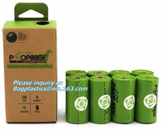 Earth Friendly 4Rolls Refills Compostable Doggie Bag for Poop,Super Thick and Leak-Proof --60Bags Total