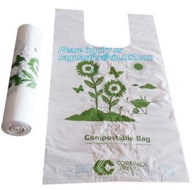 ok compost home certified custom wholesale PLA based biodegradable compostable vegetable fruit plastic produce bag on