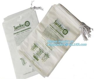 corn starch biodegradable compostable eco friendly drawstring laundry bag, eco friendly biodegradable compostable laundr