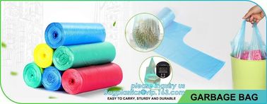 En13432 certified custom printed wholesale biodegradable compostable plastic pharmacy bag with singlet handle BAGS