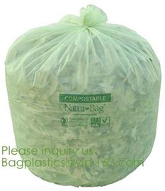 gallon biodegradable and compostable kitchen trash bag,Eco Friendly Biodegradable Packaging Bags 100% Compostable Plasti