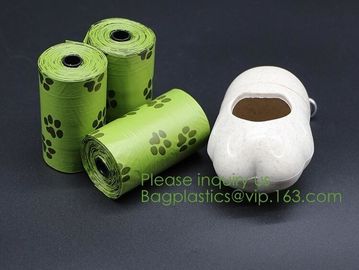 cornstarch made 100% eco friendly direct manufacturing factory compostable garbage bags on roll with drawstring bagease