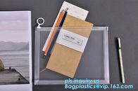 portable transparent flat bottom slider Zip lockk bag for cosmetic, Food grade Coex PP Slider Zipper bag, PVC Slider Zippe