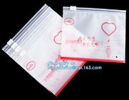 LDPE PP PVC FOIL plastic slider zip ziplock clothing packaging bag with zipper, PE recloseable zipper bag, Eco-friendly