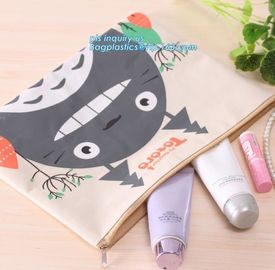 Stationery A4 Paper Waterproof Office Zipper File Bag, Office Stationery Bright Colors OEM File Bag Pocket Clear PVC Bag