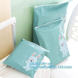 Clear poly leakproof plastic slider zipper bags for packaging, slider zipper lock bag, Plastic Slider Top Zipper Bag