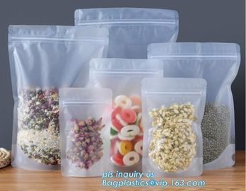 poly zip bags leakproof plastic slider zipper bags for packaging, slider Zip lockk printed pvc zipper bags, quad sealed sl