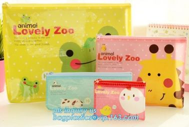 Kids Stationery Clear Pvc slider Bag For Pencil/Rules/Stockings/Socks, pvc vinyl zipper bag/vinyl slider bag