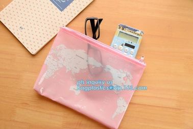 PVC slider promotional packaging bag, pe zipper bag/zipper document bag/zipper file folder bag,Mesh Bag File Document Ba