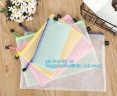 Mesh Bag File Document Bag PVC File Folder Stationery Filing Production School Office Supply-in File Folder from Office