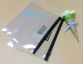 pe plastic resealable slider zipper bags, Eco-friendly Slider Zipper Flat Plastic Bag For Document or Swimwear