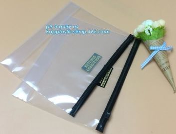 pe plastic resealable slider zipper bags, Eco-friendly Slider Zipper Flat Plastic Bag For Document or Swimwear