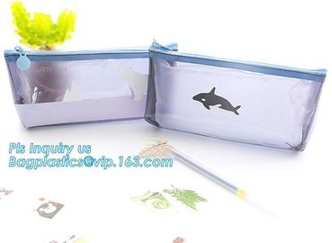 slider zipper pvc pouch clear vinyl pvc Zip lockk bag, OEM clear plastic zipper pouch/ clear vinyl slider zipper bag