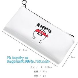 slider zipper pvc pouch clear vinyl pvc Zip lockk bag, water proof cosmetic vinyl PVC/EVA slider zipper plastic bags