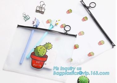 Sale Direct Custom Clear Vinyl Transparent PVC Slider Zip lock Bag, Different Size Plastic Document Bag, Non-toxic odorl