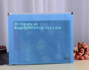 PVC/EVA Plastic Promotion Gift Packaging Bag With Slider Zipper, hook pvc vinyl metal zip sider packaging bag, package