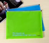 A5 A4 SIZE PU document bag file bag holer mesh bag pouch with zipper, waterproof fiber mesh a4 size zipper file folder