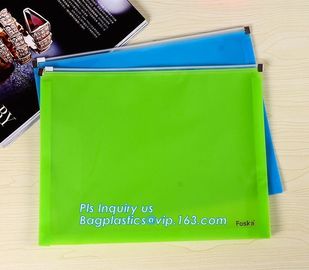 A5 A4 SIZE PU document bag file bag holer mesh bag pouch with zipper, waterproof fiber mesh a4 size zipper file folder