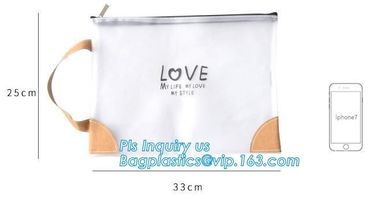 Clear vinyl Drawstring Bag, plastic custom printed pencil case, silicone DIY pencil case for gift, polyester rubber plas