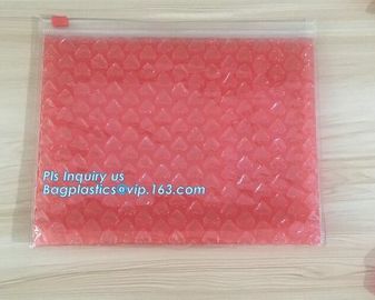Zipper slider clear custom undergarment packaging bag,top slider zipper bag zipper silver foil garment packaging bag